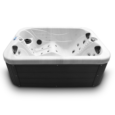 50HZ 220V 240V 2 লাউঞ্জ এক্রাইলিক এয়ার ম্যাসেজ ওয়ার্লপুল আউটডোর হট টব